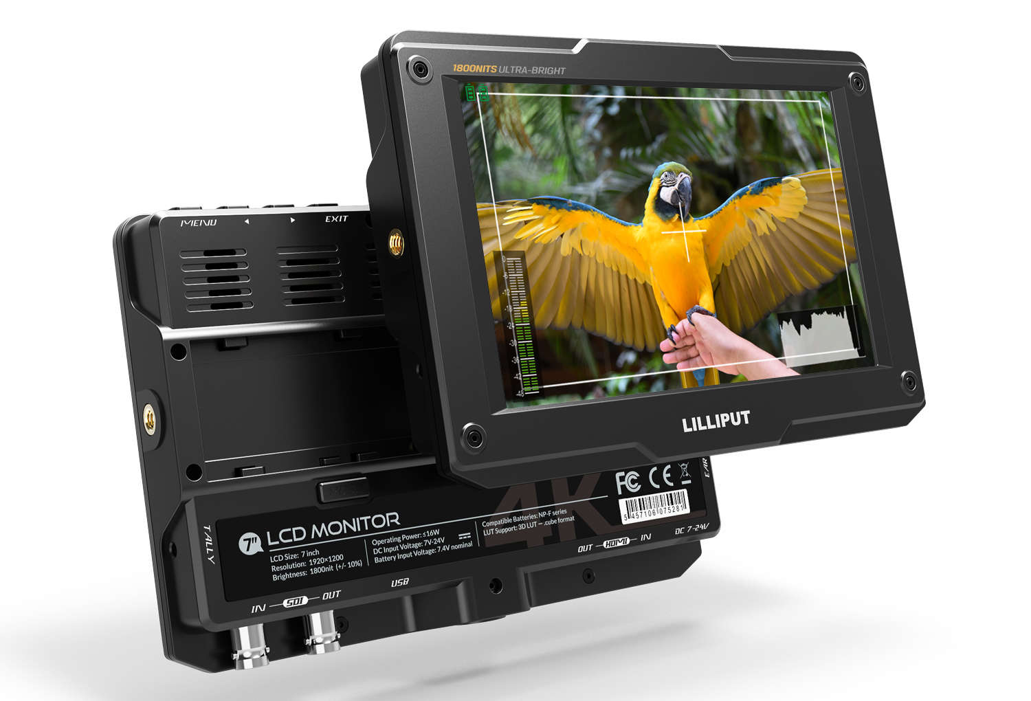 Lilliput H7S 4K HDMI monitor 7 inch High Brightness