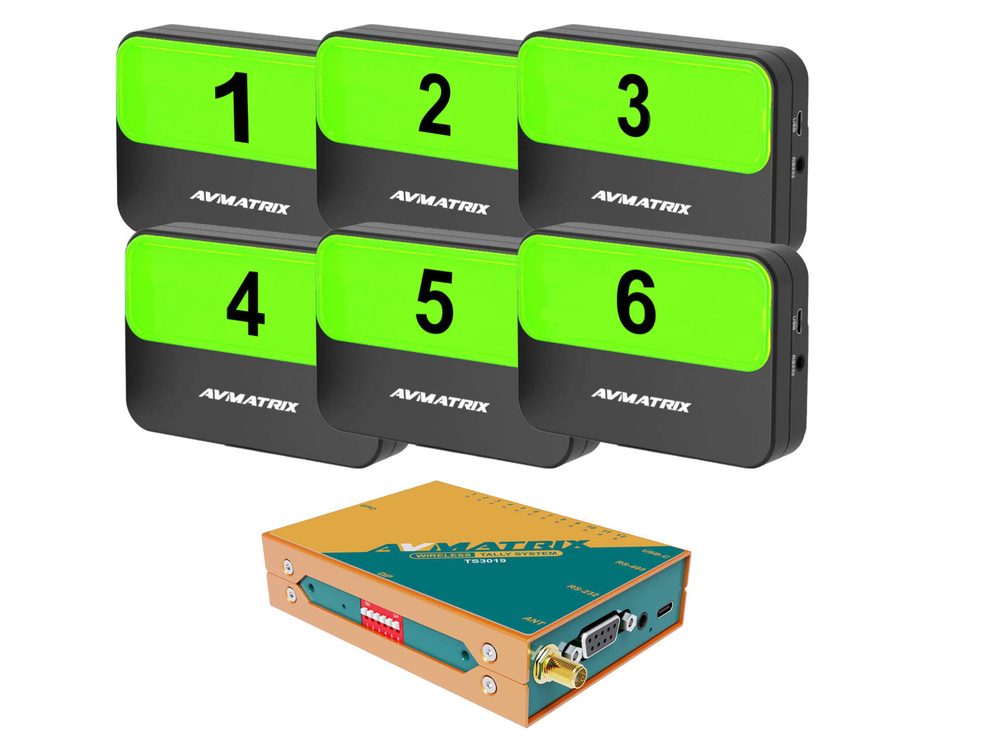 Bild AVMATRIX Tally 6er Set TS3019 6