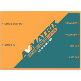 AVMATRIX UC1218-4K PRO HDMI USB Capture Box - product image 1