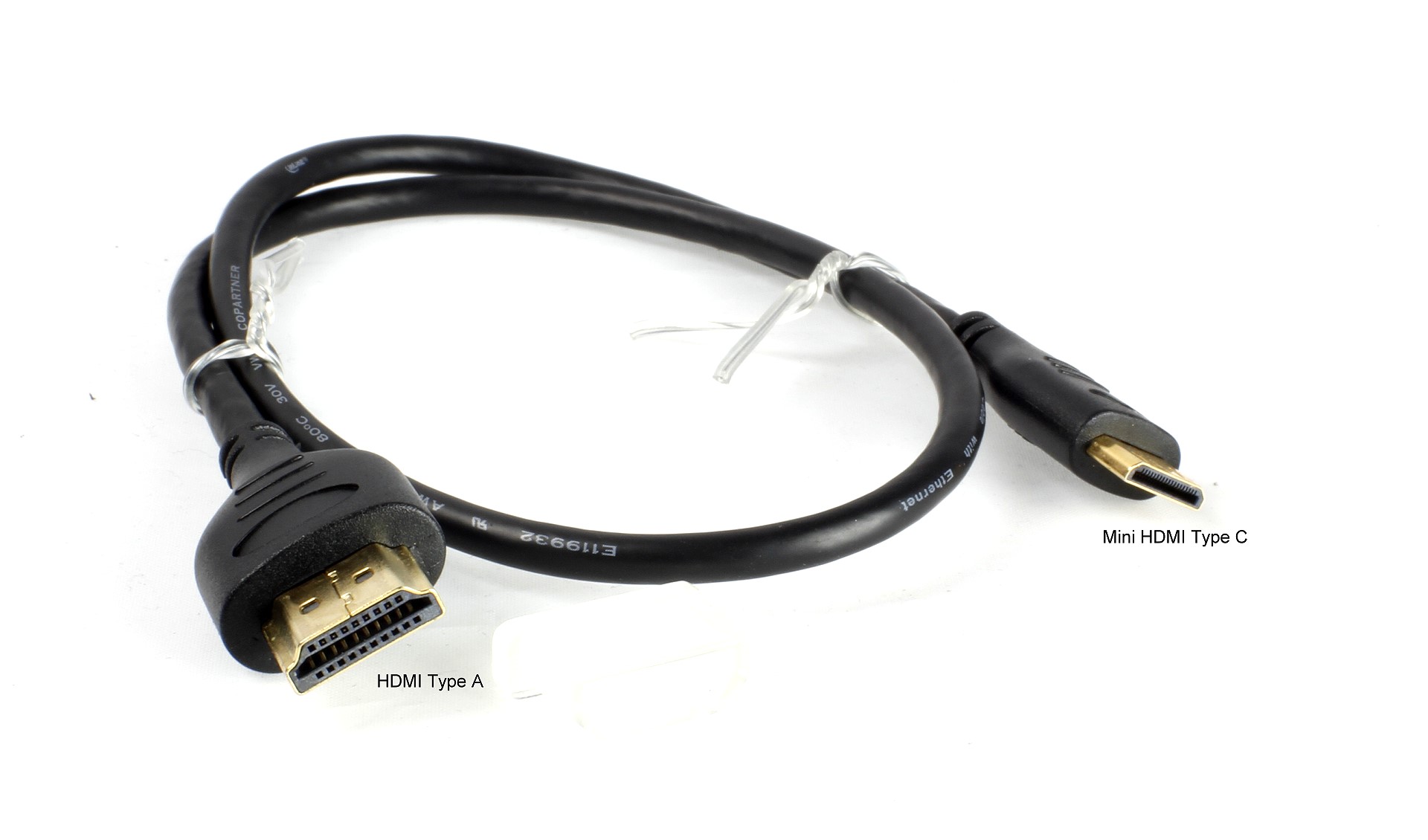 Artikelfoto 1 Kabel HDMI-miniHDMI 0,5 Meter HDMI 1.3b TYP AC