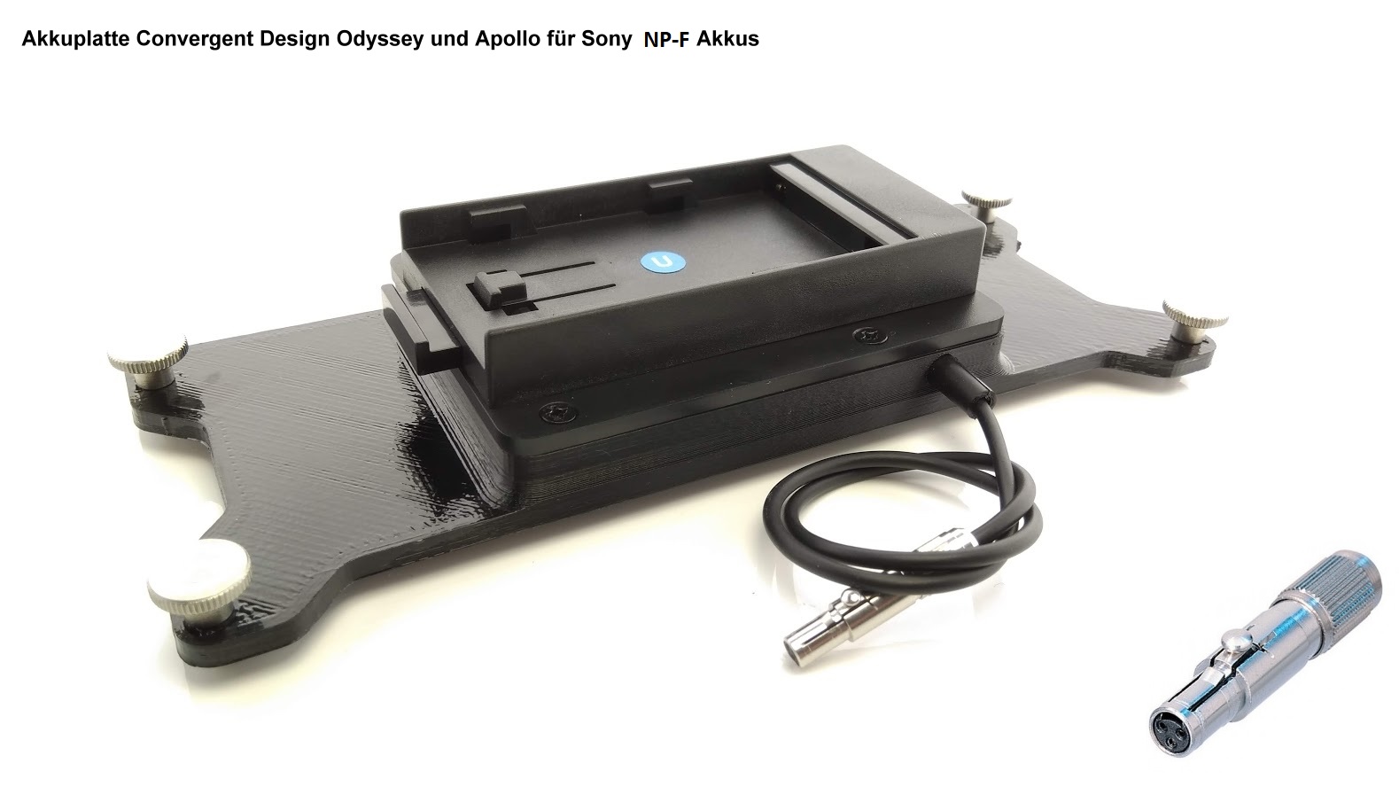 Bild FineVideo Sony NP F Akkuplatte passend zu Convergent Odyssey Apollo CD OD SL