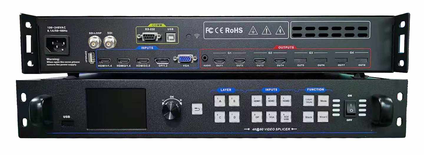 image FineVideo FV DVP 974S HD SDI Switcher Scaler und Konverter für LED WALL