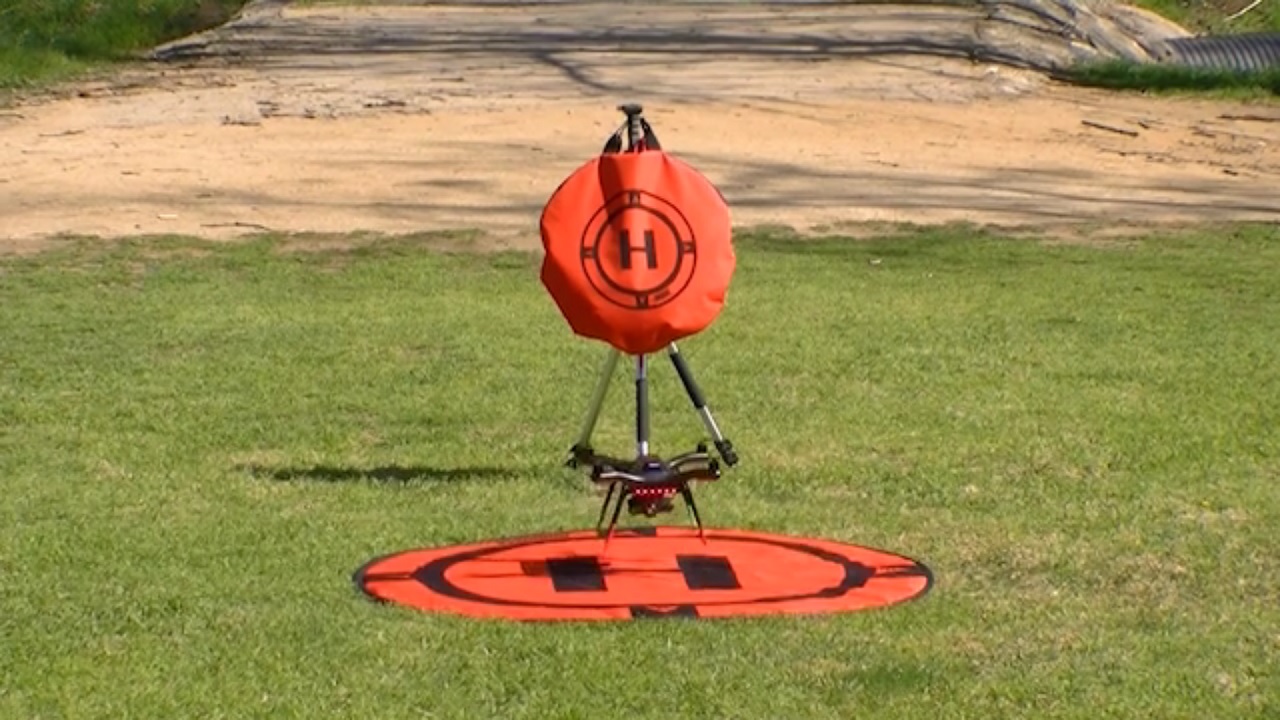 Hoodman Startplatz HDLP3 für Drohnen wie DJI Gopro Karma und andere