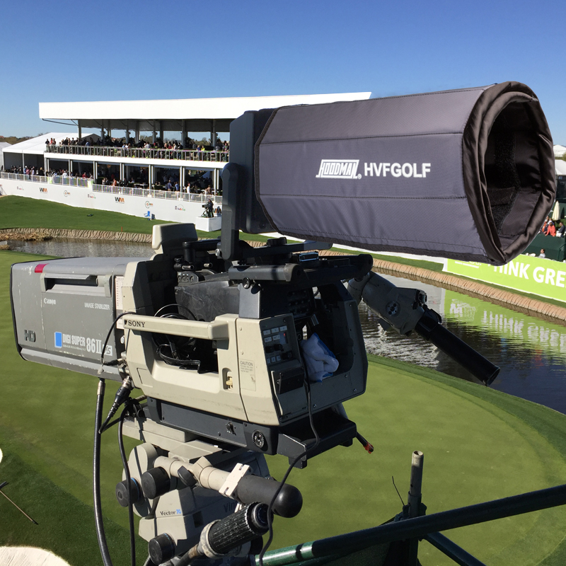 Hoodman HVFGOLF   der universelle Broadcast Sucher Blendschutz