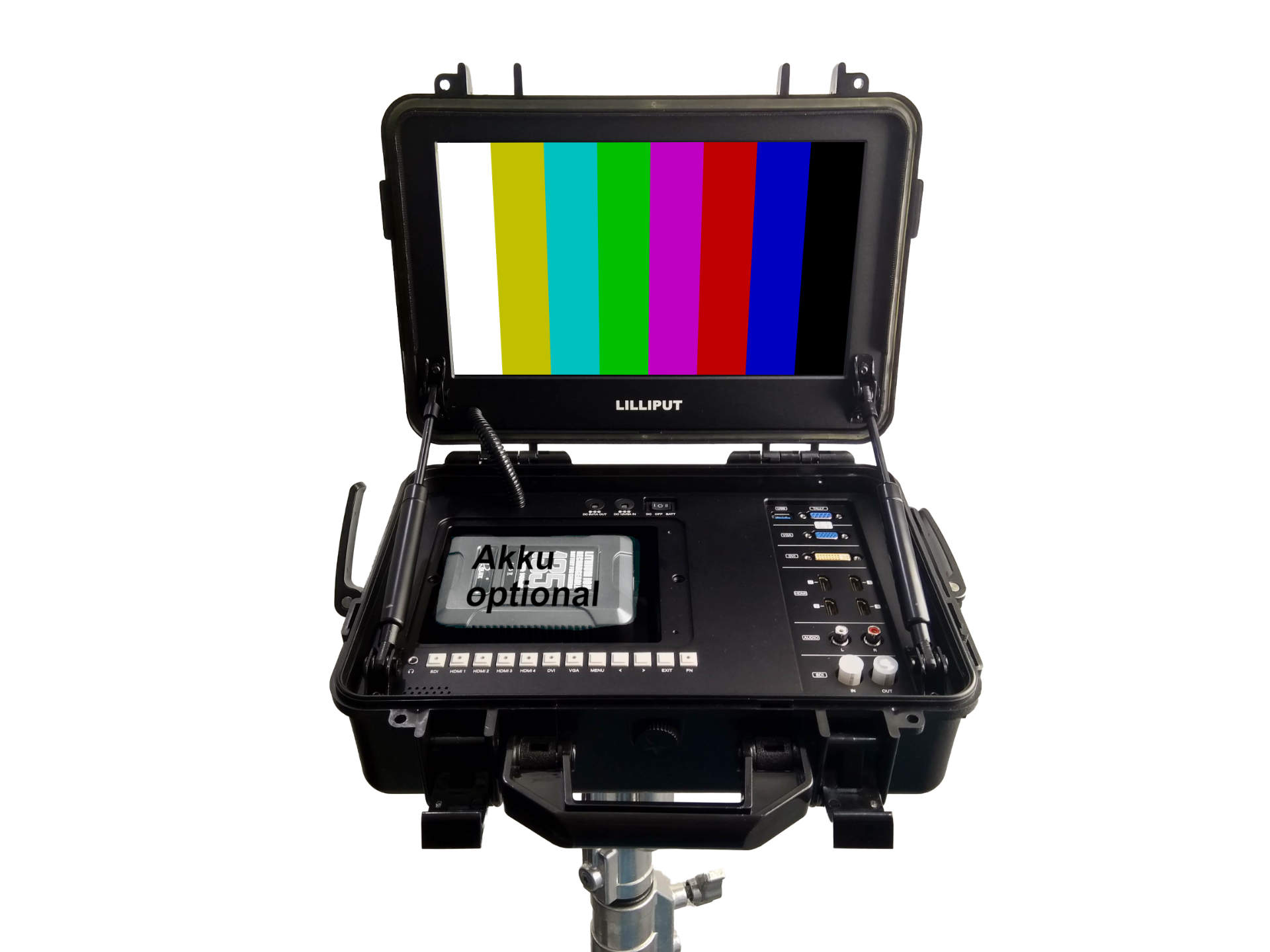 image Lilliput BM120 4KS LP 12 Zoll case monitor 4K tripod mount