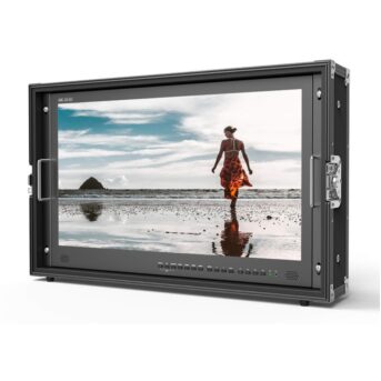 Lilliput BM280-12G 28 inch 4K monitor with flight case