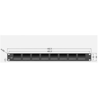 Lilliput RM-0208S 8 x 2 inch monitors Rackmount 19 inch - Thumb 3