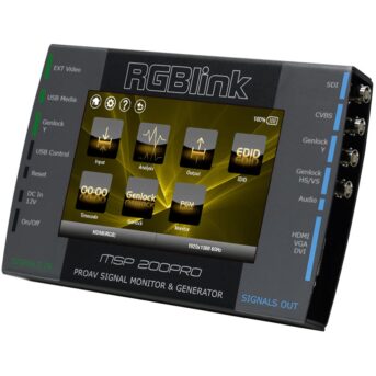 RGBLink MSP 200PRO Testmuster Generator HDMI SDI DVI VGA FBAS MSP200PRO - Thumb 2