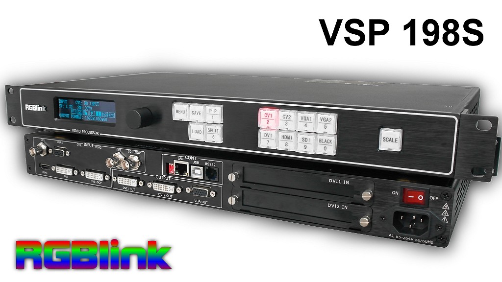 Artikelfoto 1 RGBLink VSP 198S Switcher Scaler und Konverter mit HD-SDI Eingang für LED Walls