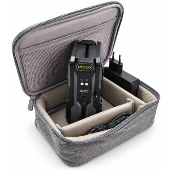 Rolux Powerfold1 – Faltbares V-Mount Doppelladegerät mit USB-C - Produktbild 3