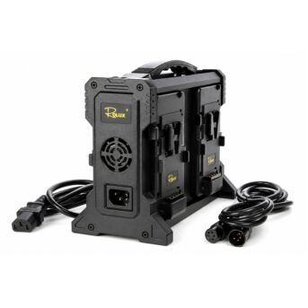 4 Kanal Ladegerät für V-Mount Akkus Rolux RL-4KS - Thumb 2
