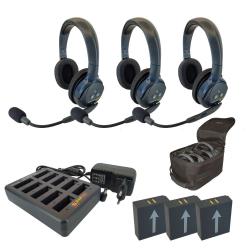EARTEC Wireless Intercom UltraLITE HD Double für 3 Personen UL3D-HD(alt)