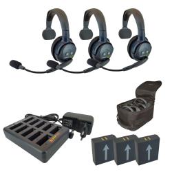 EARTEC Wireless Intercom UltraLITE HD Single für 3 Personen UL3S-HD(alt)