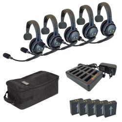EARTEC Wireless Intercom UltraLITE HD Single für 5 Personen UL5S-HD(alt)