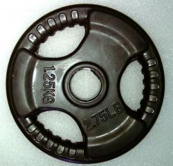 Krangewicht 1 25 Kg 30mm Bohrung Vollflächig gummiert