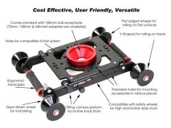EZFX EZ-Slider und Dolly - universell für Schiene und Boden