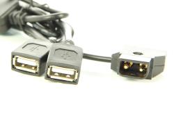 Powertap D TAP zu 2 x USB Buchse 12 Volt auf 5 Volt