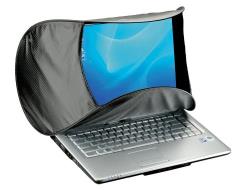Hoodman HOODPC Sonnenschutzblende für Laptops 14 bis 16 Zoll