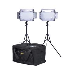 IKAN Lichtset mit 2 x IB508-v2 Bi-color LED Studio Licht