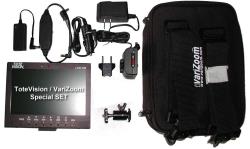 ToteVision LCD-703 HD Set Monitor mit Akkusystem und Tasche