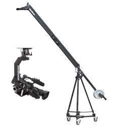 VariZoom VZQUICKJIB2KIT-100 Kamerakran mit Stativ Dolly und Remote Head(alt)