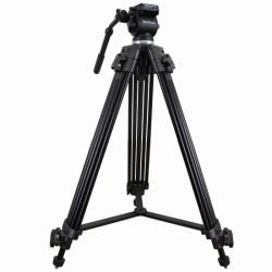 Videostativ VZTK75A mit 75mm Halbschale mit FluidKopf und Tasche