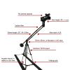 Artikelfoto 88 VariZoom SOLO JIB CF KIT - Kamerakran Dolly Stativ Kit