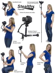 VariZoom Stealthy - Multifunktionsstativ Kamera Stabilisierer Steadycam