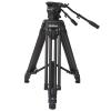 Artikelfoto 11 VariZoom VZTKC100C Videostativ mit Fluid Kopf bis 11Kg Kamera