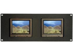 VariZoom Zweifach 5.6 Zoll RackMonitor im 19 Zoll Rahmen(alt)