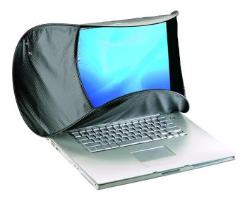 Hoodman HOODMAC Blendschutz für Mac Laptops 11 bis 17 Zoll