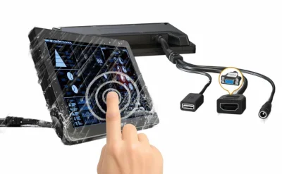 Wassergeschützte Monitore