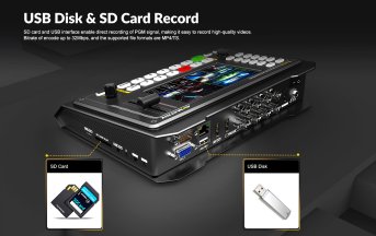 AVMATRIX Shark S6 6-Kanal HDMI/SDI Video Mischer - Produktbild 4 AVMATRIX Shark S6 6-Kanal HDMI/SDI Video Mischer - Produktbild 4