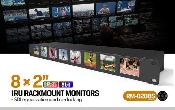 Lilliput RM-0208S 8x2 Zoll Rackmount Monitor – 10871 F 00