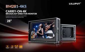 Lilliput BM281-4KS 28-Zoll 4K Broadcast Monitor – 28 Inch Carry On 4 K Broadcast Director Monitor 1