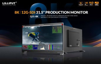 Lilliput Q31-8K 31,5" Production Monitor mit 8K 12G-SDI – 31. 5 Inch 8 K 12 G SDI Studio Production Monitor 1