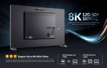 Lilliput Q31-8K 31,5" Production Monitor mit 8K 12G-SDI – 31. 5 Inch 8 K 12 G SDI Studio Production Monitor 2