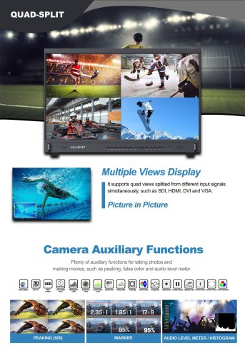 Lilliput BM310-4KS 31 Zoll 4K HDR Fieldmonitor – 31 . 5 Inch Broadcast Director Monitor
