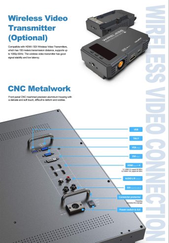 Lilliput BM310-4KS 31 Zoll 4K HDR Fieldmonitor – 31 . 5 Inch Broadcast Director Monitor 41