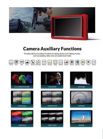 Lilliput FS5 On-Camera Monitor 5,4" HDMI 2.0 & SDI - Produktbild 5