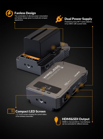 Lilliput WS500 Drahtloses HDMI SDI Übertragungssystem - Produktbild 5