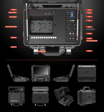 AVMATRIX PM1250 – 12,5 Zoll 4K Broadcast Monitor – 9 % 20 Elevations