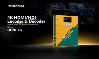 AVMATRIX DE20-4K HDMI/NDI Encoder & Decoder – DE 20 4 K 01