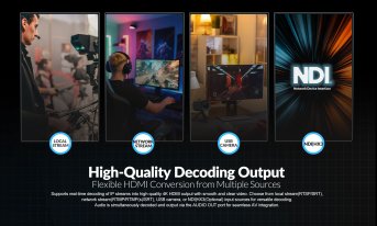 AVMATRIX DE20-4K HDMI/NDI Encoder & Decoder – DE 20 4 K 10