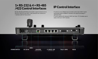 Lilliput K2 PTZ-Controller mit 5-Zoll-Touchscreen – K 2 DM 10