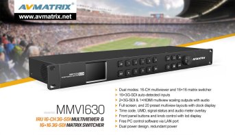 AVMatrix MMV1630 16-Kanal SDI Multiviewer & Matrix Switcher – MMV 1630 % 20 ( 1 ) AVMatrix MMV1630 16-Kanal SDI Multiviewer & Matrix Switcher – MMV 1630 % 20 ( 1 )