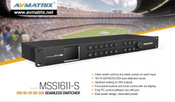 AVMATRIX MSS1611-S 16x16 Matrix Umschalter – MSS 1611 S% 20 ( 1 ) AVMATRIX MSS1611-S 16x16 Matrix Umschalter – MSS 1611 S% 20 ( 1 )