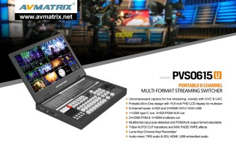 Videomischer AVMatrix PVS0615U – PVS 0615 U 1 Videomischer AVMatrix PVS0615U – PVS 0615 U 1
