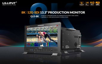 Lilliput Q13-8K 13,3" 12G-SDI 8K Produktionsmonitor – Q 13 . 3 Inch 8 K 12 G SDI Studio Production 1