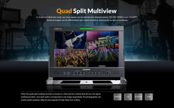 Lilliput Q13-8K 13,3" 12G-SDI 8K Produktionsmonitor – Q 13 . 3 Inch 8 K 12 G SDI Studio Production 5